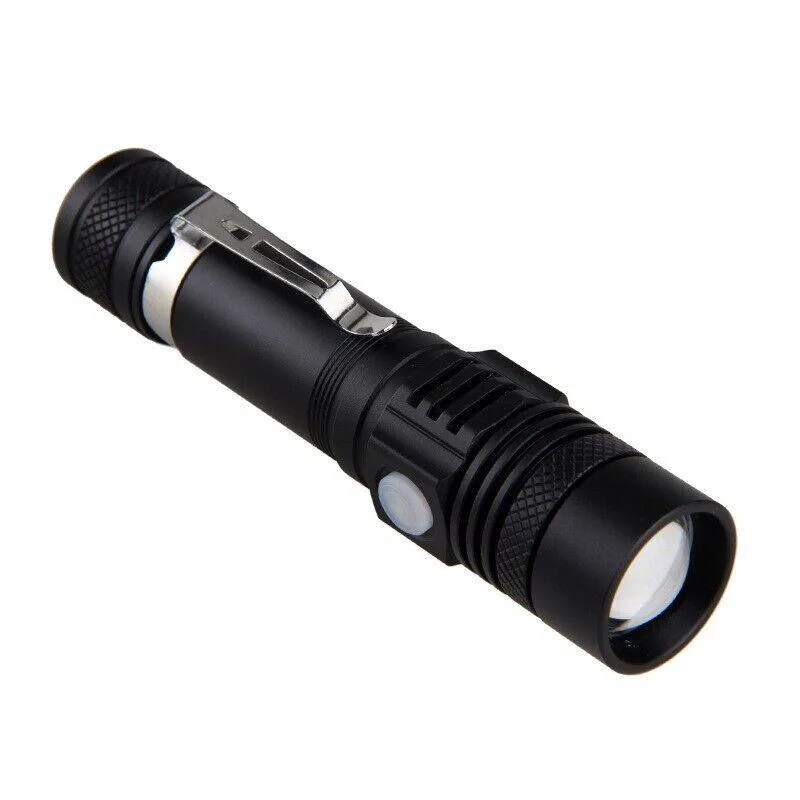 The Perfect Part The Perfect Part 990000LM Rechargeable LED Flashlight Black — product photo