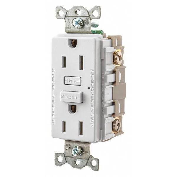 Bryant Bryant GF15W GFCI Receptacle Self-Testing 2 Poles 15A 125V Straight Blade Plug — product photo