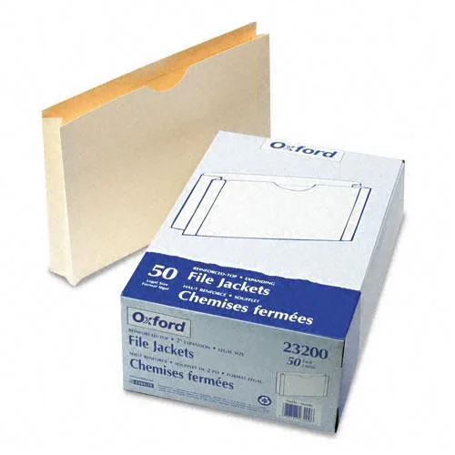Esselte Esselte Pendaflex Reinforced Top Tab File Jacket 2 Inch Expansion Legal Manila 50/Box — product photo