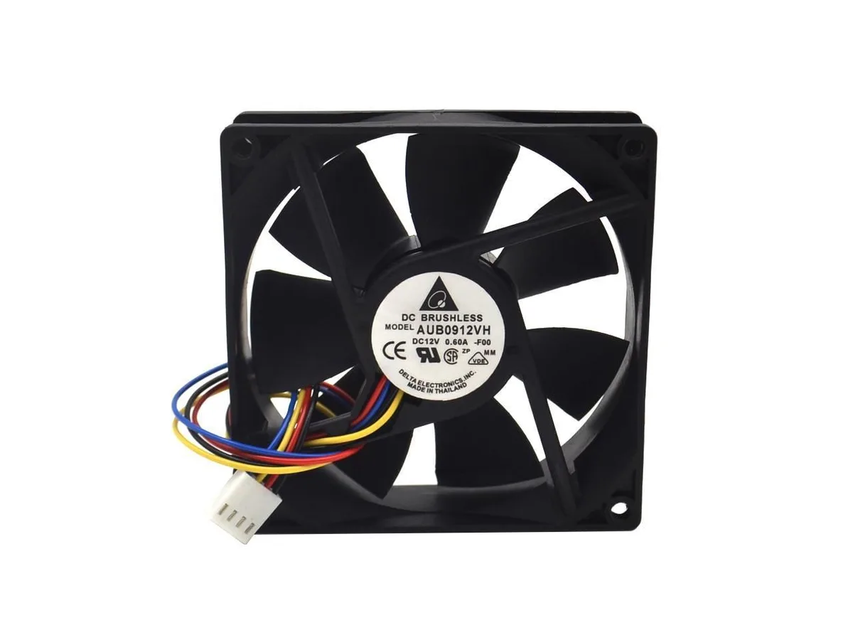 Fans Fans Delta AUB0912VH 90 mm 12 V .60 A 4-pin PWM case fan — product photo