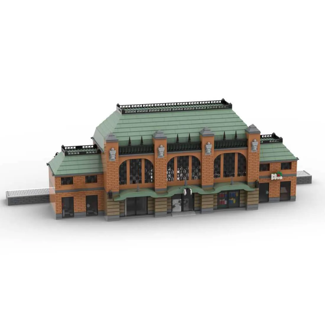ZITIANYOUBUILD ZITIANYOUBUILD MOC-160387 Central Railway Station 5201pcs Building Set — product photo