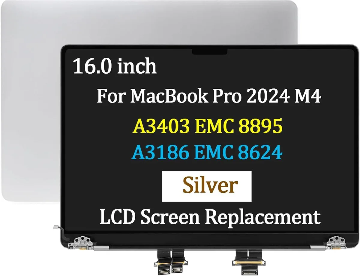 NUOLAISUN NUOLAISUN Screen Replacement MacBook Pro A3403 EMC 8895 16.2" 2024 Silver — product photo