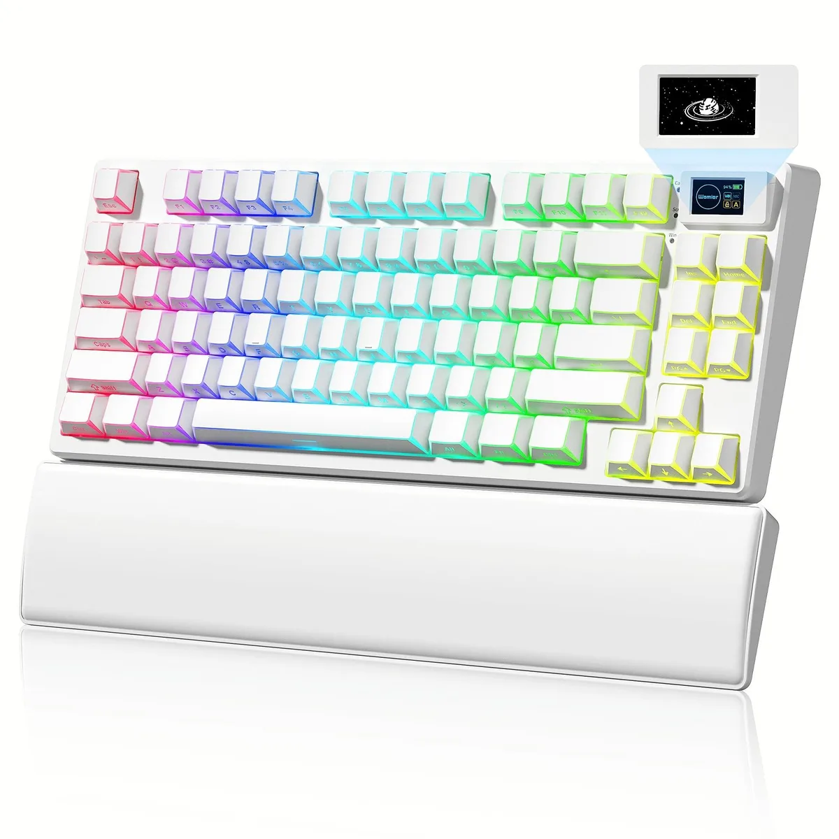 Womier Womier SK80 PRO 75% 3-Mode Hot Swappable Shine Through Gaming Keyboard — product photo