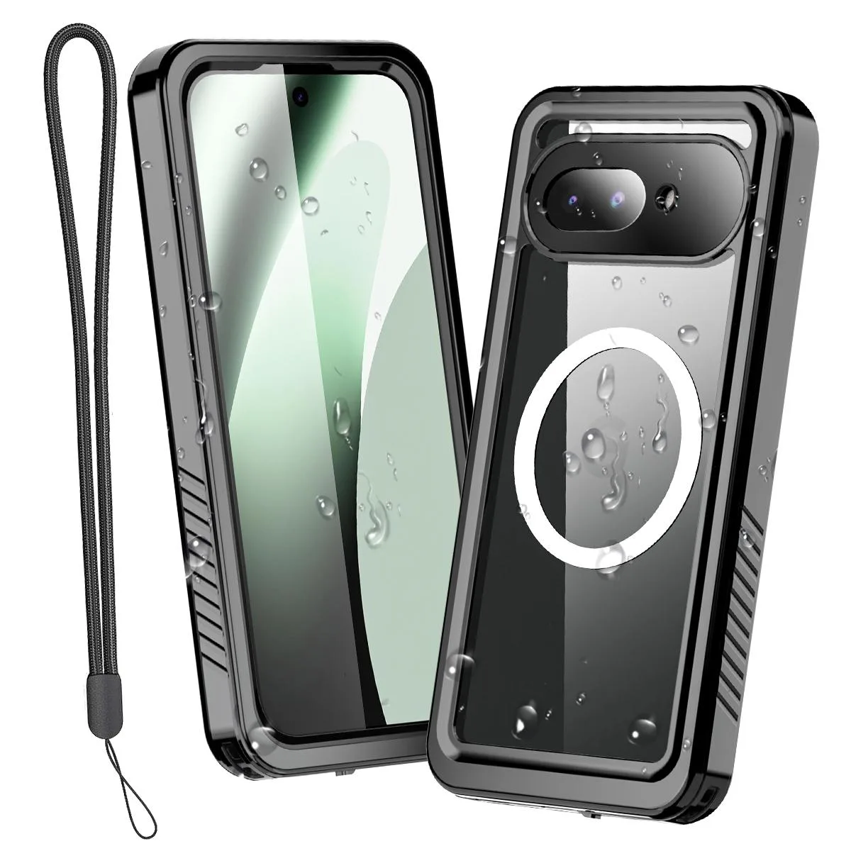 SZYG SZYG Waterproof Case for Google Pixel 10a 6.3 in Black IP68 MagSafe — product photo
