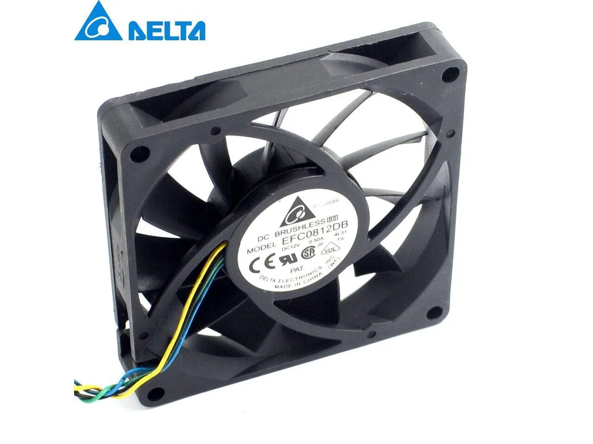 Fans Fans 80 mm 12 V 0.5 A 4-wire PWM case fan 5-pack — product photo