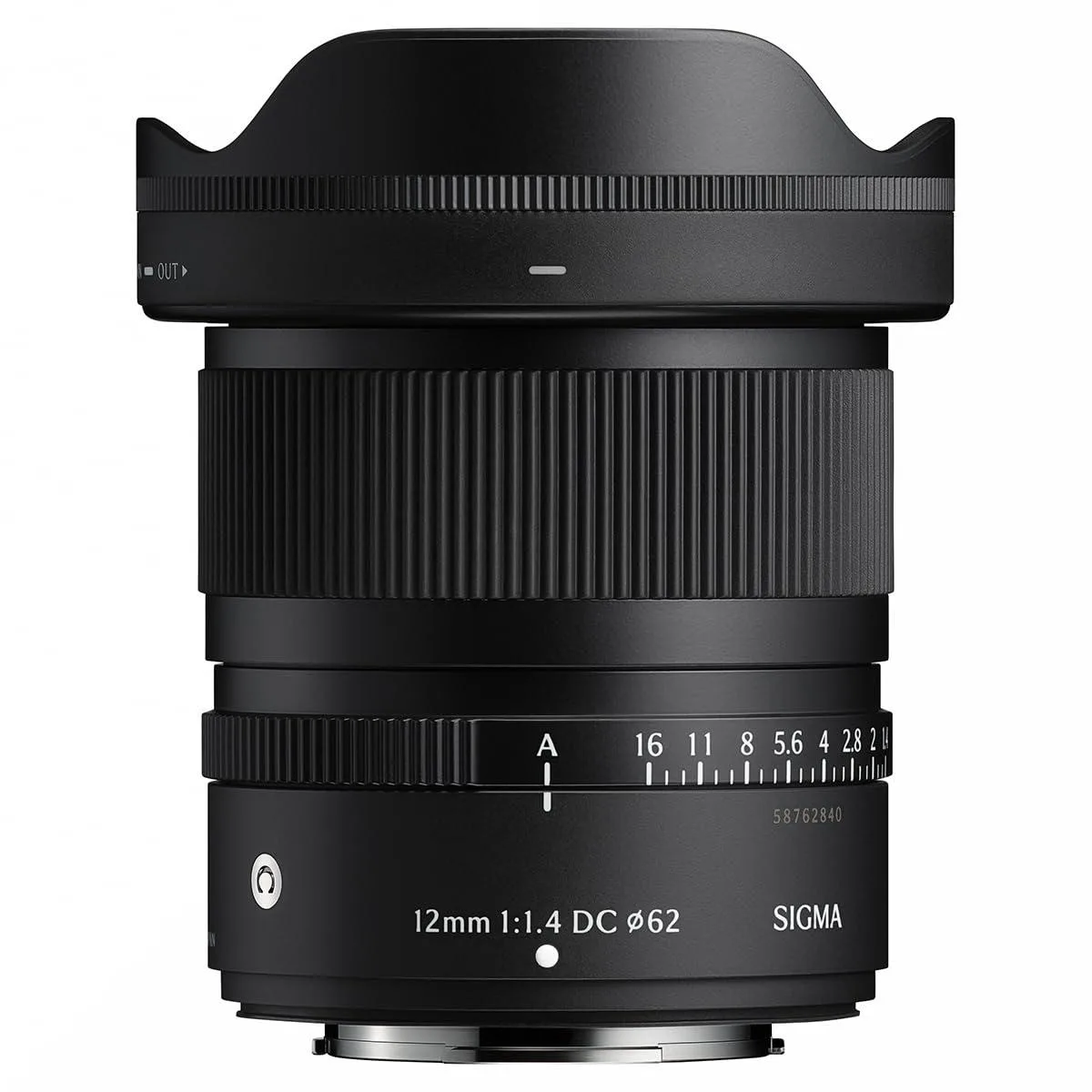 SIGMA Sigma 12mm F1.4 DC Contemporary Fuji X camera lens — product photo