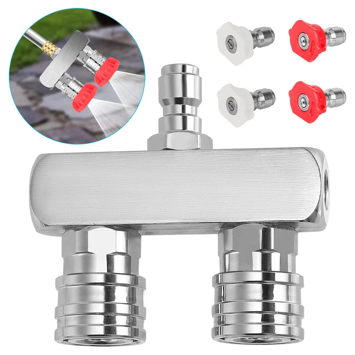 NSI NSI YDF03443975 Dual Pressure Washer Nozzle 5000 PSI — product photo
