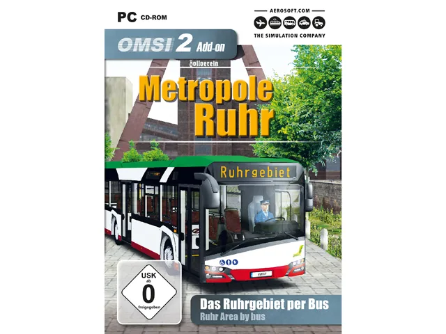 Aerosoft GmbH Aerosoft GmbH 44265 OMSI 2 Add-on Metropole Ruhr downloadable game — product photo