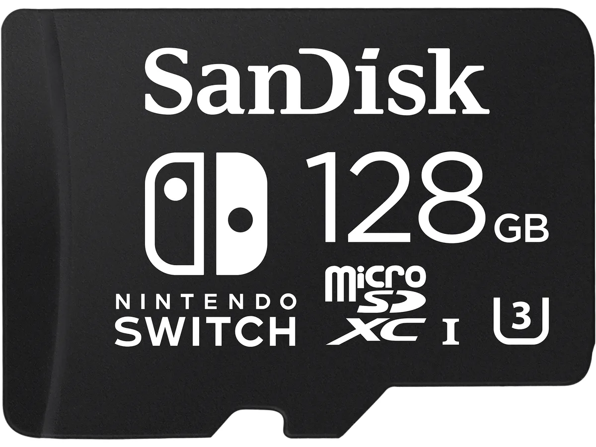 SanDisk SanDisk SDSQXAO-128G-GN6ZA 128GB microSDXC memory card — product photo