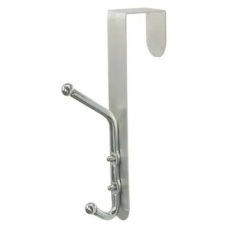 Zoro Select Zoro Select 45NG70 Garment Hook, 1 1/2 in, Aluminium/Steel — product photo