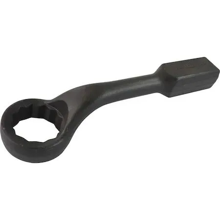 Gray Tools 66964 64mm 12-point striking face box wrench with 45° offset head, black oxide finish