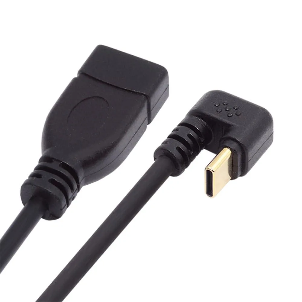 Fervit Fervit USB-C to USB 3.0-A Female OTG Angled Cable 30cm — product photo