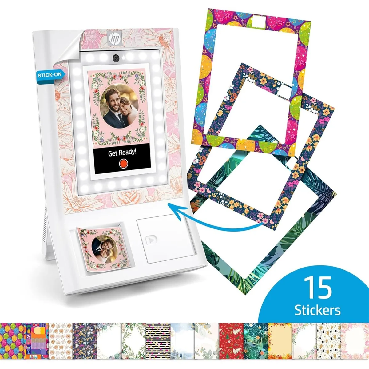 HP HP Sprocket Photobooth Decorative Frame Stickers 15-pack — product photo