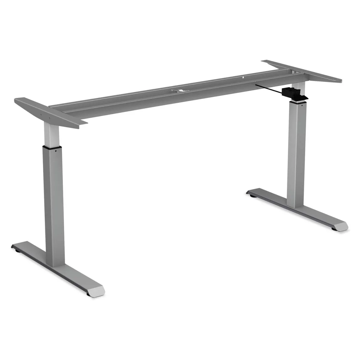 Alera Alera HTPN1G pneumatic height-adjustable table base 26.25"–39.63" gray — product photo