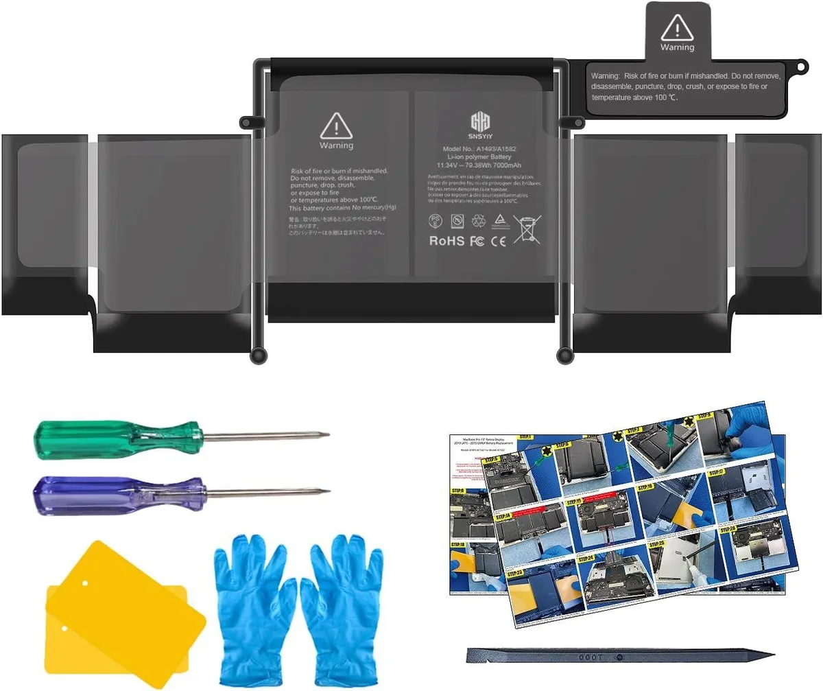 TAURKENAM TAURKENAM A1502 MacBook Pro 13" Retina battery 7000mAh 11.34V 79.4Wh — product photo