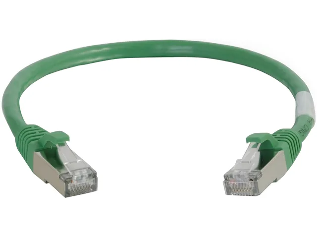 Cables To Go Cables To Go 00829 Cat6 shielded network ethernet cable 5 ft 1.52 m green — toote foto