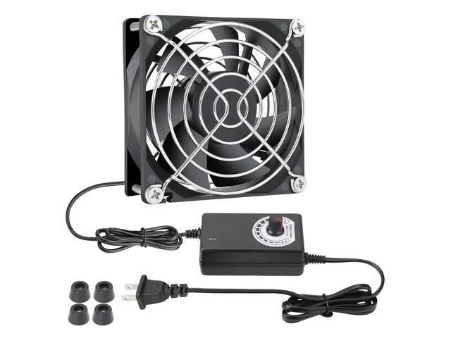 LORDWORLD LORDWORLD 80mm AC Fan 110-240V 1500-4500rpm Speed Control — product photo
