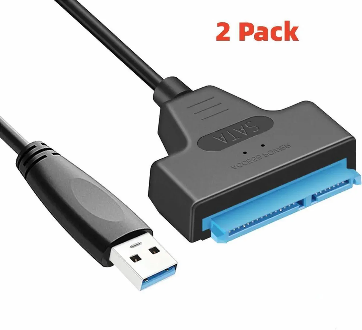Vszerda Vszerda SATA to USB 3.0 adapter cable 2.5 inch 2 pack — product photo