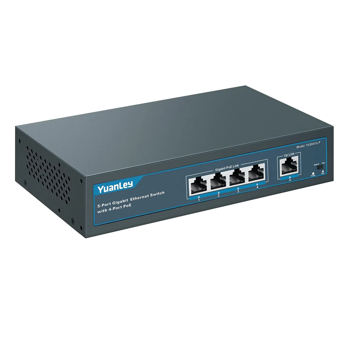 NETGEAR ProSafe YS2041G-P 5-Port Gigabit PoE+ Switch 78W — product photo