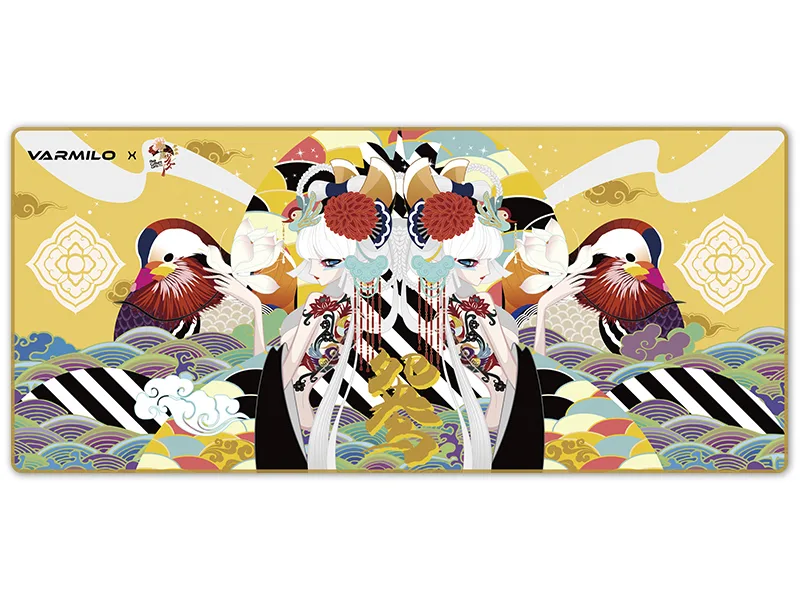 Varmilo Varmilo Sweet Love Beijing Opera Mouse Pad Yellow 35.4" x 15.7 — product photo