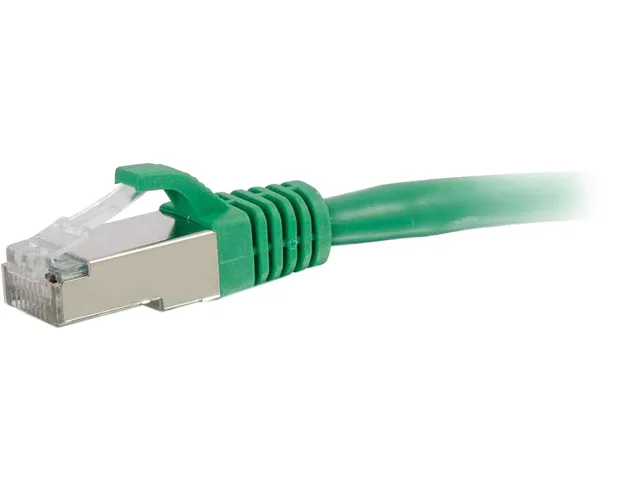 Cables To Go Cables To Go 00834 10ft Cat6 snagless shielded network ethernet cable green — product photo