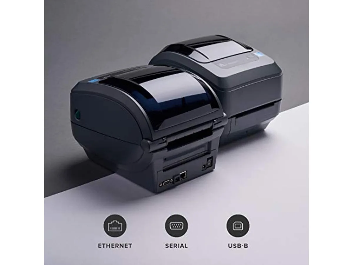 Supersuperuncle Supersuperuncle GX420t Thermal Transfer Desktop Printer 4 in 203 dpi USB Serial Ethernet GX42-102410-000 — product photo