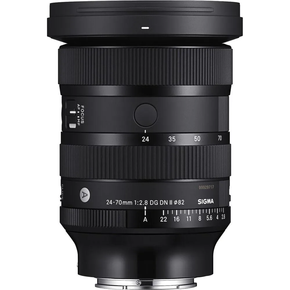 SIGMA SIGMA 24-70mm f/2.8 DG DN II Art Lens (Sony E) 57A965 camera lens — product photo