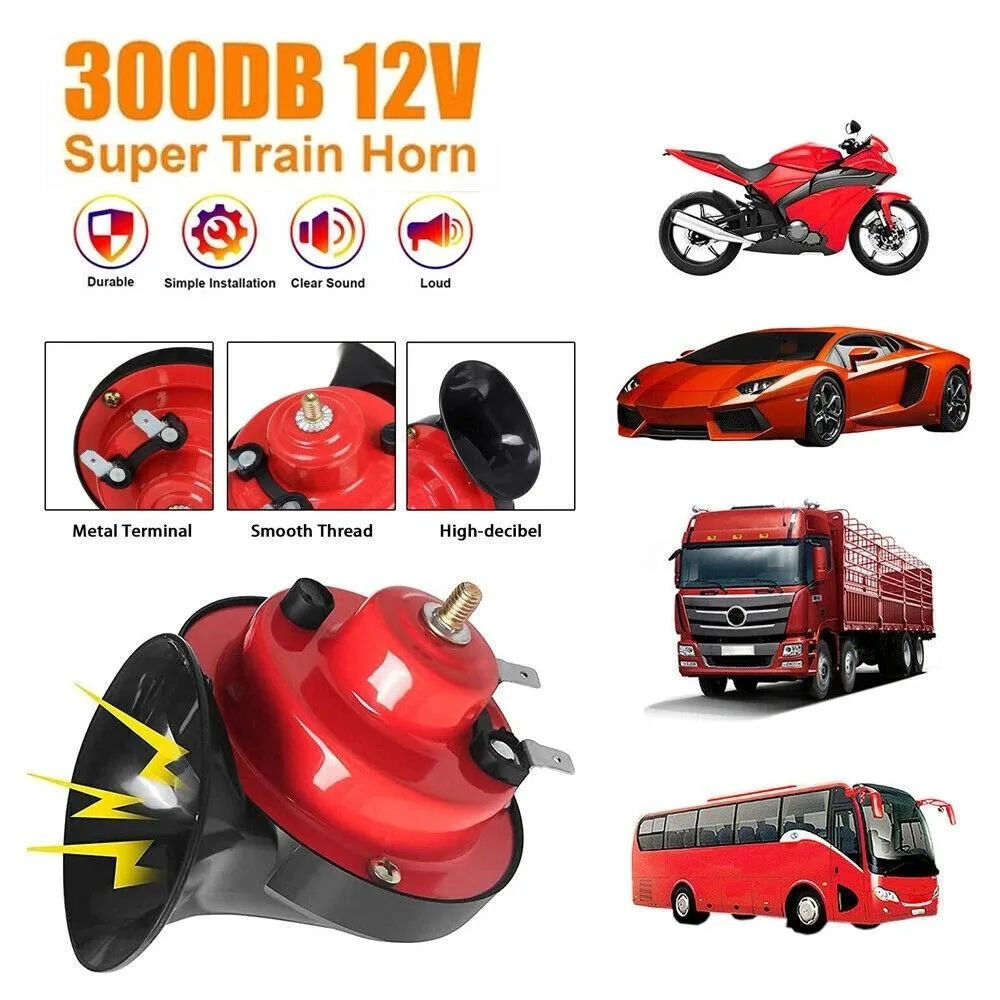 RAYBESTOS UNBRANDED RAYBESTOS UNBRANDED 300DB Super Train Horn 12V 510HZ car electronics accessory — product photo