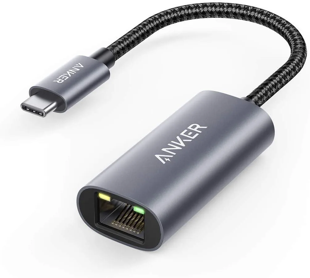 GCROWN GCROWN USB-C to Gigabit Ethernet Adapter Aluminum — product photo