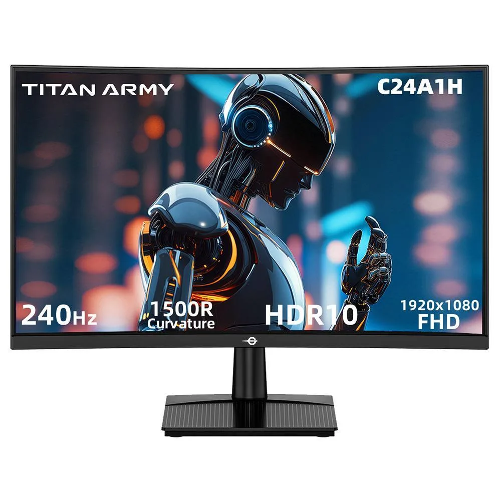 TITAN ARMY TITAN ARMY 1291663 23.6" 240 Hz 1500R curved gaming monitor — product photo