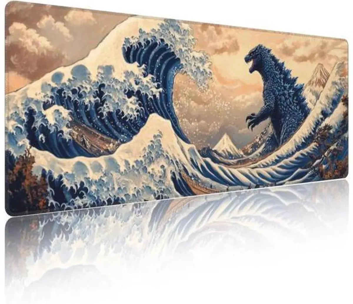SMUGDESK SMUGDESK XXL Japanese Sea Wave Gaming Mouse Pad for Gaming & Work — product photo