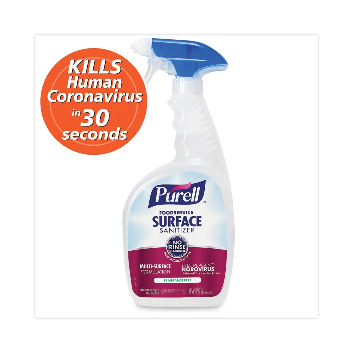 Go-Jo Go-Jo 334106 Indoor Maintenance Surface Sanitizer 32 oz Fragrance Free — product photo