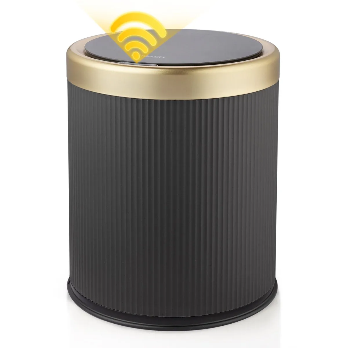 Baldwin 2.8 Gallon Motion Sensor Trash Can White 3 Pack — product photo
