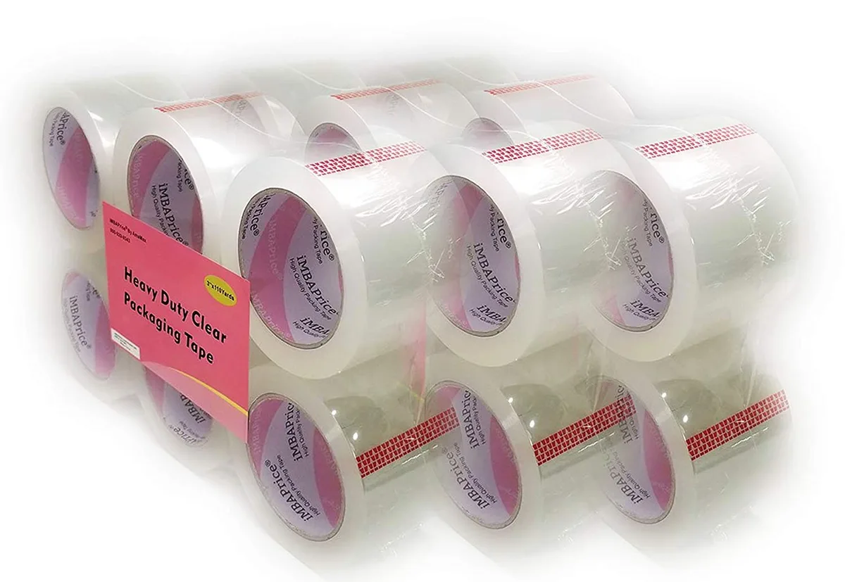 iMBAPrice iMBAPrice 3" Packaging Tape 18 Rolls 110 Yards Brown — product photo