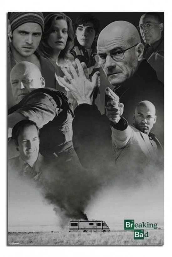 Breaking Bad Up In Smoke poster print 24 by 36 inches on heavy stock paper