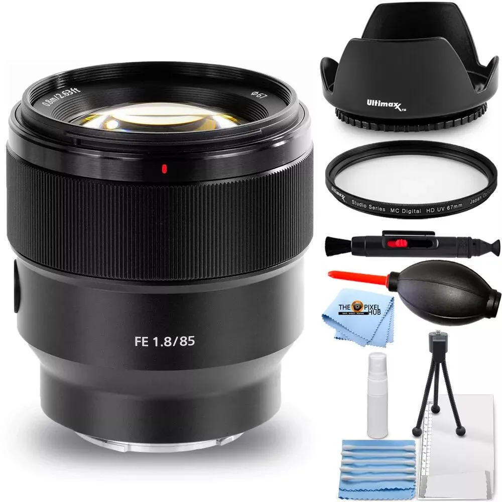 Sony Sony FE 85mm f/1.8 SEL85F18 7PC Accessory Bundle — product photo