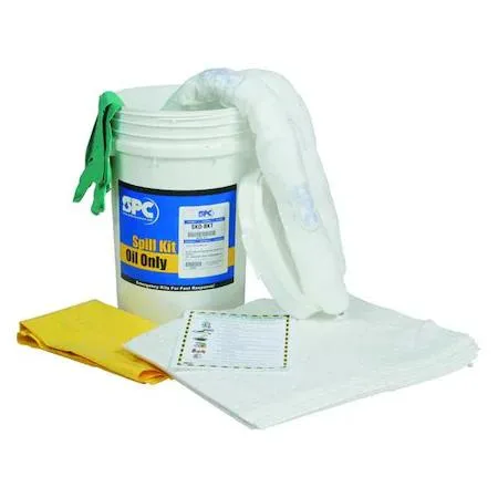 Brady Spc Absorbents Brady Spc Absorbents SKO-BKT Oil Spill Kit White — product photo