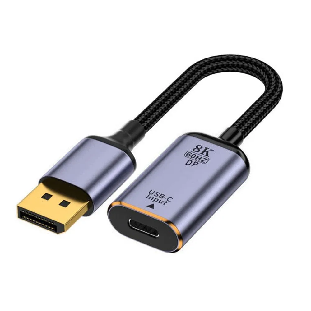 LORDWORLD LORDWORLD USB-C 3.1 Female to DP 1.4 8K@60Hz 4K@120Hz Cable — product photo
