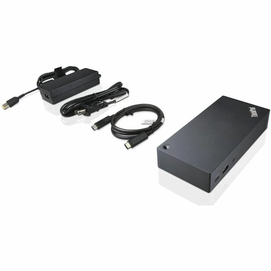 Lenovo Lenovo ThinkPad USB-C UltraDock 90W 2-Prong AC Adapter 40A90090US — product photo