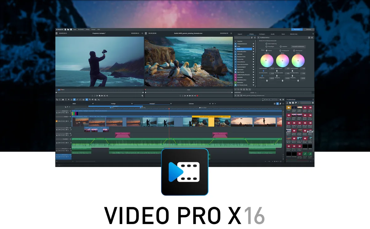 MAGIX MAGIX Video Pro X16 video editing software — product photo
