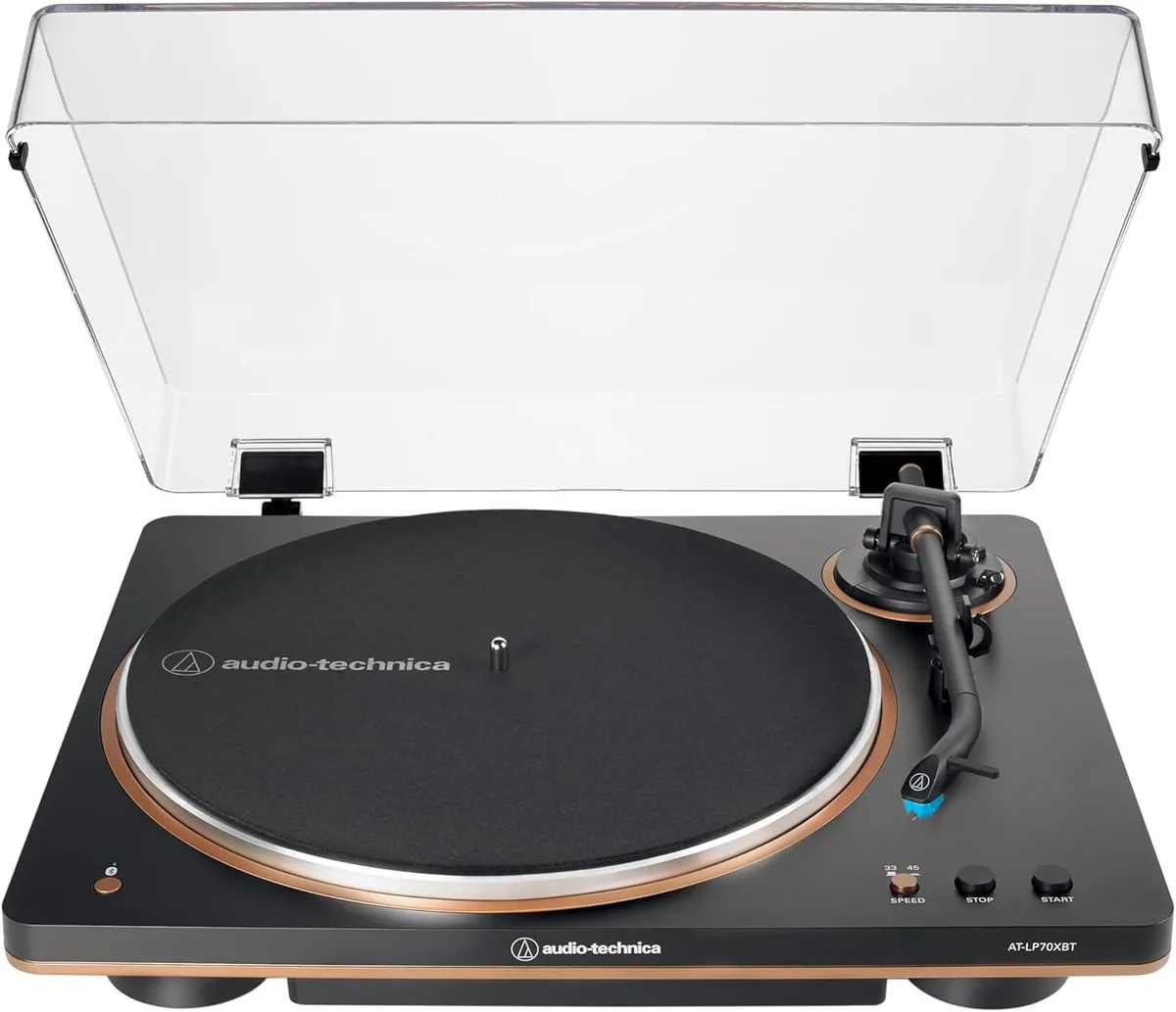 Audio-Technica Audio-Technica AT-LP70XBT-BZ Turntable Black/Bronze Bluetooth 5.2 — product photo