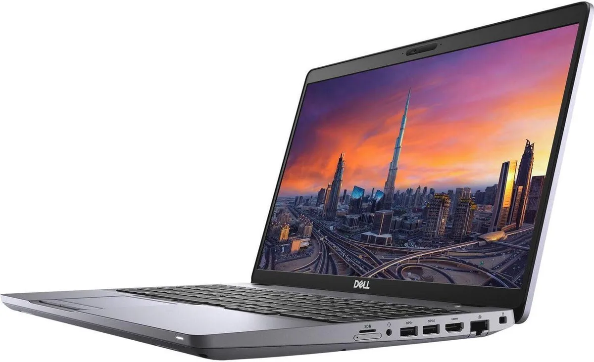 DELL DELL Precision 3551 laptop i7-10850H 16GB 512GB SSD 15.6 FHD Quadro P620 Silver — product photo