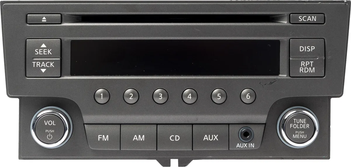 1 Factory Radio 1 Factory Radio 281853RA2A AM FM CD MP3 Receiver 2013-2014 Nissan Sentra — product photo