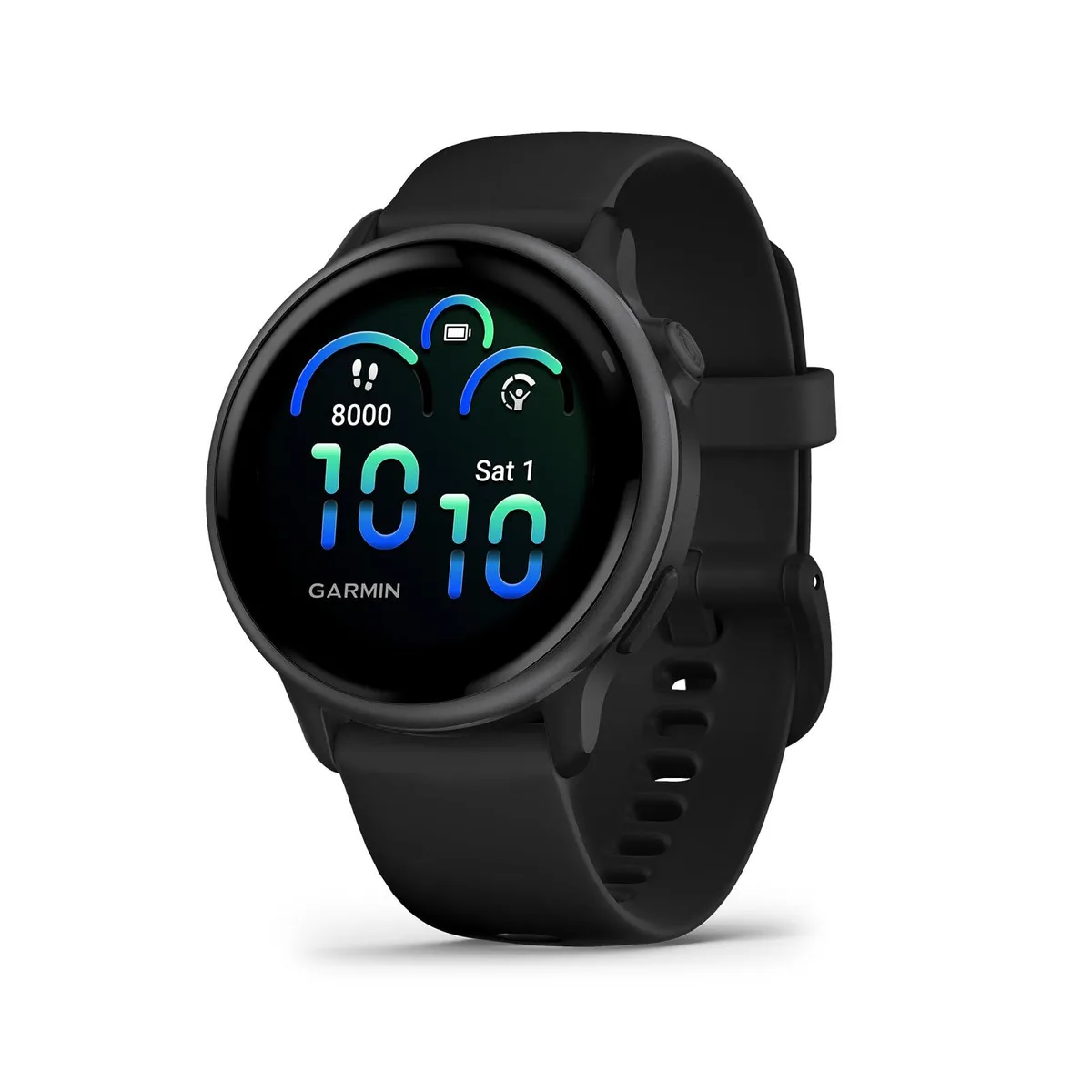 Garmin Garmin vívoactive 6 Smartwatch 1.3" AMOLED 11-Day Battery Slate Black Band — product photo