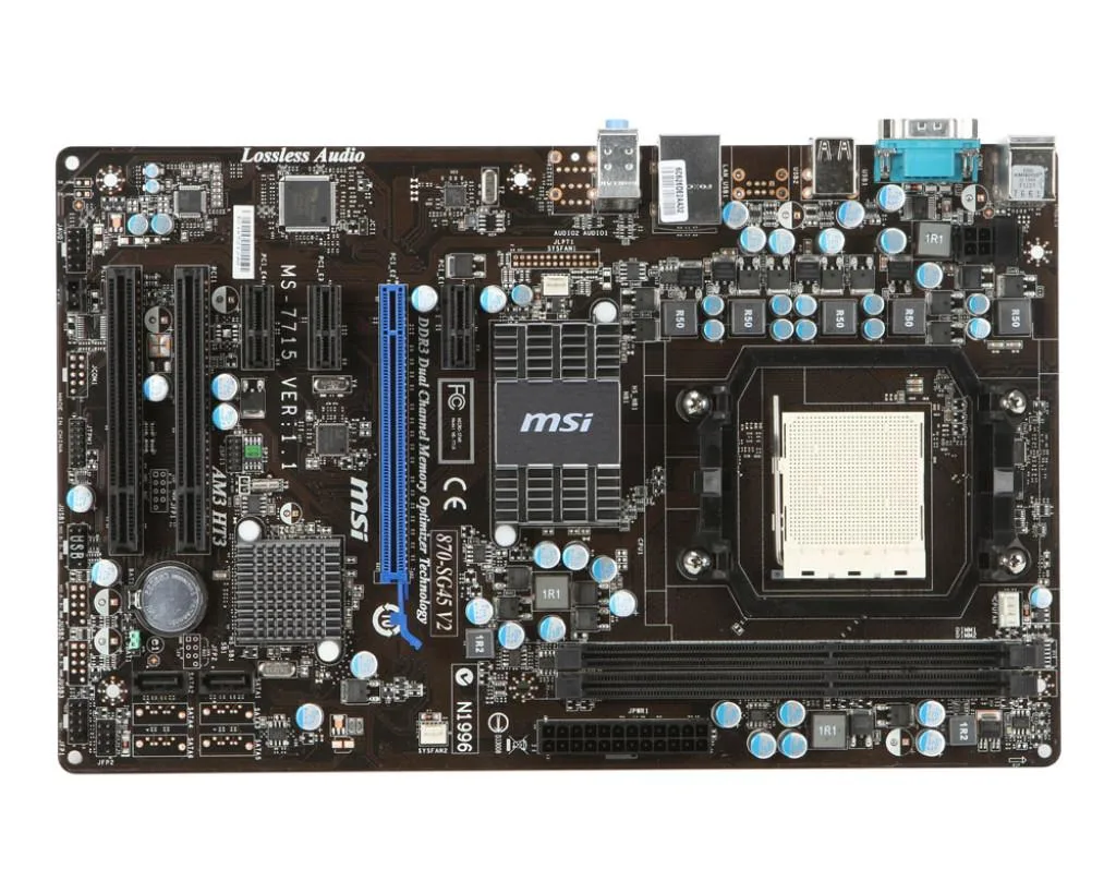 MSI MSI 870-SG45 V2 AMD 770 AM3 DDR3 8GB ATX motherboard — product photo