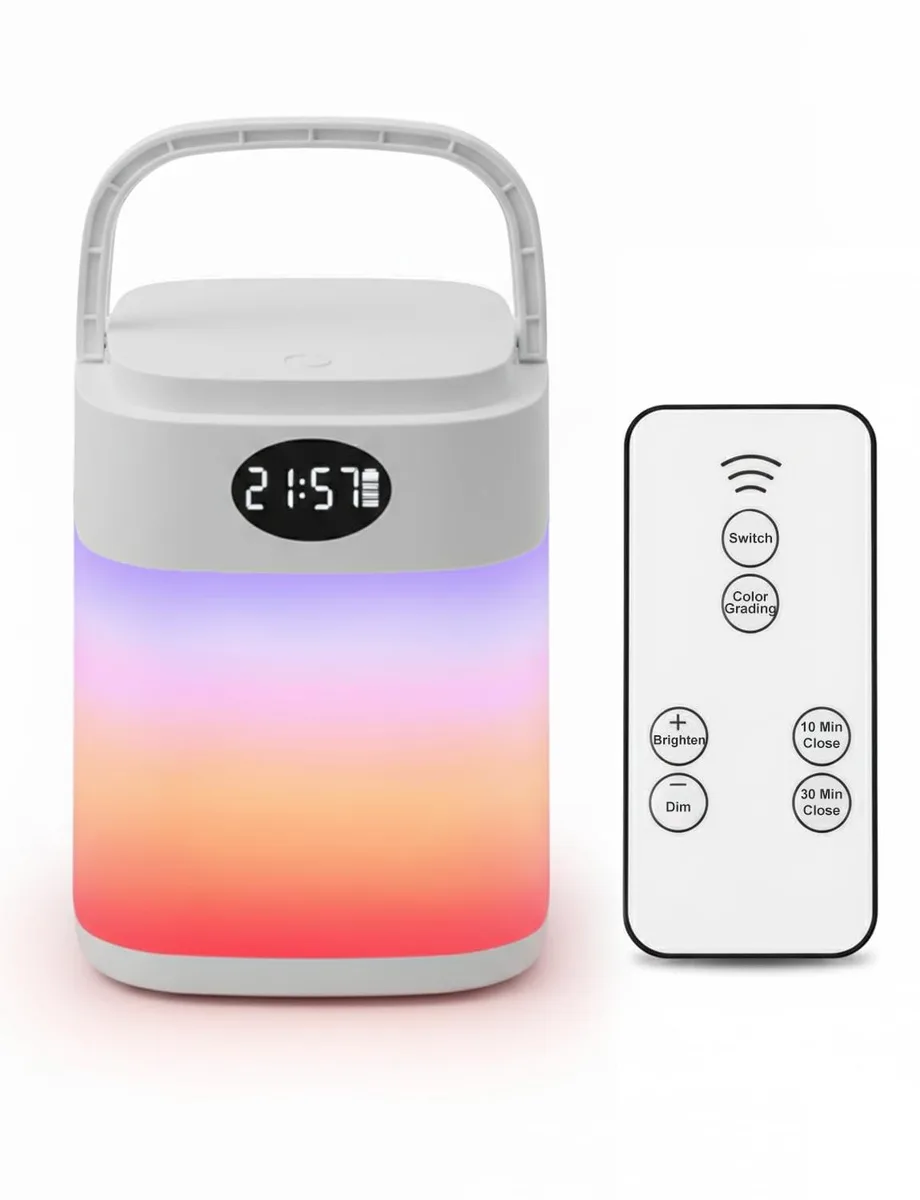 YHW XBL1331 5 W RGB Touch Table Lamp 4.25 x 4.21 x 7.36 in 3600 mAh Type-C — product photo