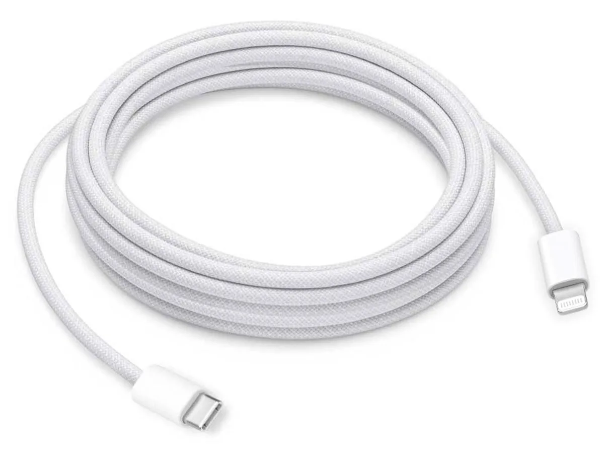 Kootion Kootion 10FT Woven Lightning to USB C Cable charger — product photo