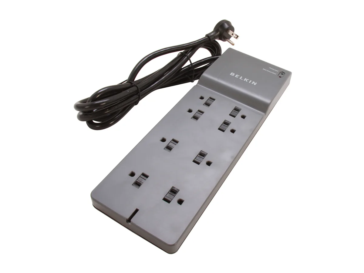 Belkin Belkin BE108000-08-CM 8-outlet 2500-joule surge protector — product photo