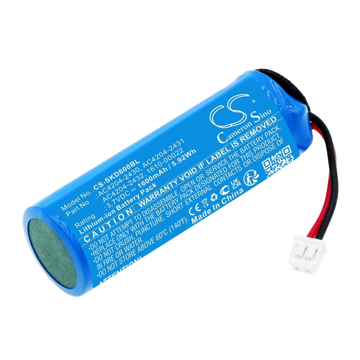 Rectangular black replacement battery with label showing model numbers 600 700 730 740 750 755 760
