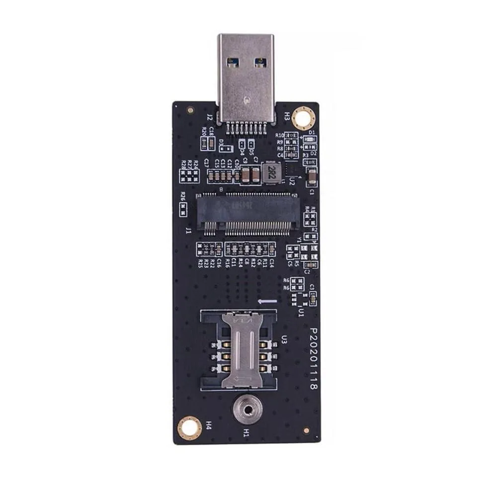 LORDWORLD LORDWORLD Xiwai M.2 Key-B NGFF WWAN to USB 3.0 Riser Card Adapter with SIM Slot — product photo